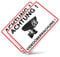 Achtung Videoüberwachung Aufkleber – Schild – Folie – Sticker (Kameraüberwachung – Überwachungskamera – Alarmanlage – Alarmgesichert – Warnschild) Weiss – 2 STK. (14,80 cm x 10,50cm)