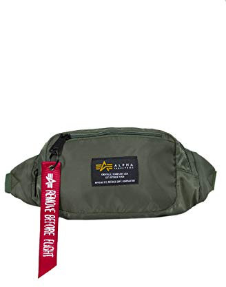 Alpha Industries, Unisex Crew Waist Bag, Sage-Green, One Size