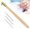 TANCUDER Stickerei Perlen mit 3 Nadeln 70/90/100 Tambour Haken Crochet Tool für Stickerei Einfädler DIY Nähen