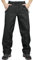 33,000ft wasserdichte Regenhose für Herren Leichte Regenhose Winddichte Outdoorhose zum Wandern Camping Golf Schwarz L 32L