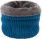 MoreChioce Damen Herren Winter Loop Schal, Warm Gestrickt Schlauchschal Unisex Elastisch Halswärmer Weich Fleecefutter Rundschal Loopschal Halstuch,Blau