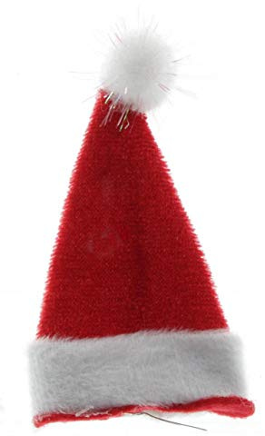 Mel-O-Design Spange Weihnachtsmütze Zipfelmütze Haarclip
