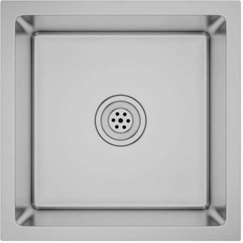 vidaXL Fregadero de Cocina Hecho de Mano d Acero Inoxidable Lavabo 40 x 40 x 20 cm