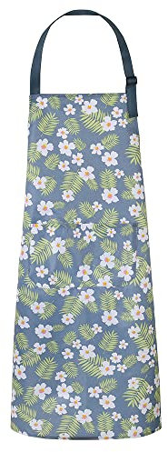 TESELOR Kochschürze Verstellbar Küchenschürze Schürze Wasserdicht mit Taschen für Damen Herren Küche, Restaurant, café