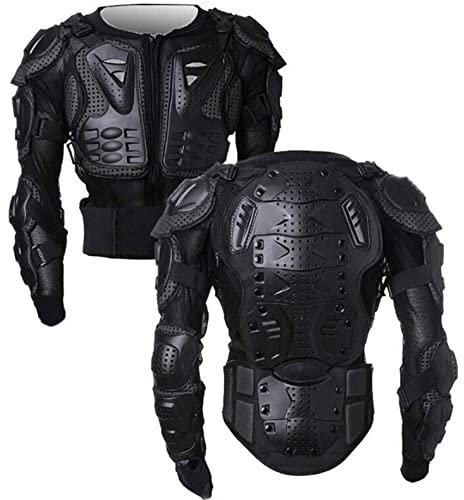 YLFC Chaqueta de Armadura de Moto Equipo de protección de Motocross para Mujeres Hombres Traje de Motociclista de Columna Vertebral Ropa de Carreras para Adultos Chaquetas de Motocicleta