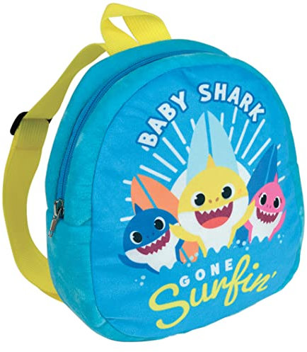 Jemini Unisex Rucksack, 024204 Baby Shark Rückentasche, +/-28 cm für Kinder, Mehrfarbig