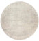TESSO LIVING Kurzflor Teppich Wohnzimmer Creme Rund 195 cm, Moderner Kurzflor Teppich, Super Soft
