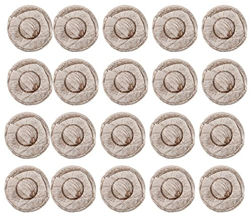 Gartenerde Setzling Block, 20 Stück 30 mm Baumschule Erde Setzling Erde Block Garten Blumen Gemüse Pflanzzubehör