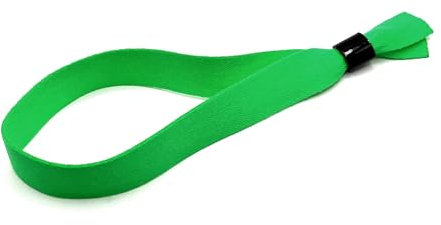 50 Stück Stoff Armbänder - ID-Armbänder für Veranstaltungen (grün)