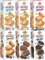 Cookies Doppelkekse Probierset 6 verschiedene Sorten gefüllte Hafer-Kekse mit Creme 1080g aus Griechenland