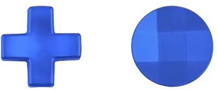 Ceozon 2 Pcs Metal D-Pads Replacement Parts Directional Pad Kits for Xbox One Elite Xbox One Elite Series 2, Xbox Elite 2 Core Controller Button Paddles Accessories (Blue)