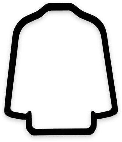 Ausstechform für Laborkittel mit Easy Push Design