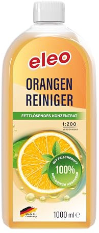 1 Liter Orangenreiniger | Allzweckreiniger mit hoher Fettlösekraft für Fenster, Türen, Arbeitsplatten usw. | Konzentrat Reinigungsmittel (1 Liter)