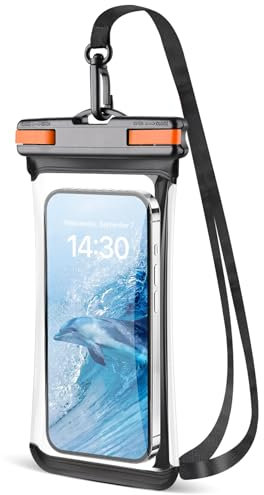 CITAMAMA Custodia Impermeabile Smartphone, IPX8 Custodia Subacquea Smartphone Waterproof Phone Case Cover Cellulare Subacquea per iPhone 15 Pro Max 14 Pro 13 12 Galaxy S24 S23 Ultra Fino a 6,9
