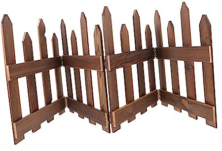 BESPORTBLE 1Stk Weihnachtszaun Weihnachtsdekoration Weihnachtsbaum Zaun Hofzaun weihnachten deko christmas decorations Zäune im pastoralen Stil garten gras zaun Gemüse Holzzaun Rand schmücken