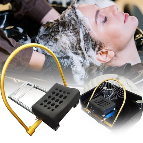 BLOSSS Head Spa Equipment Support de Circulation d'eau avec kit d'oreillers, Accessoires de lit de shampoing de Douche, Bol de shampoing, Traitement des Cheveux, Fumigation pour Salon