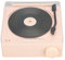 Sxhlseller Altavoz Bluetooth Estilo Tocadiscos de Vinilo Antiguo, Tocadiscos Bluetooth 5,0 con 3 Modos para Viajes a Casa, Regalo Bonito (PINK1)
