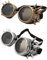 Spldsun 2 Stück Halloween-Kaleidoskop-Karnevalsbrille, Verstellbare Psychedelische Steampunk-Brille, Vintage viktorianische Steampunk-Brille, Unverzichtbares Zubehör für Ihre Steampunk-Garderobe