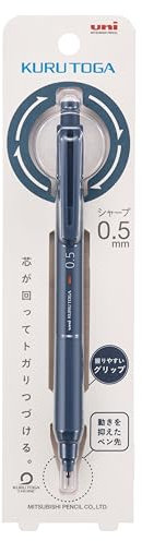Mitsubishi Pencil Mechanical Pencil Kurutoga KS 0.5 Iron Blue M5KS1P.10