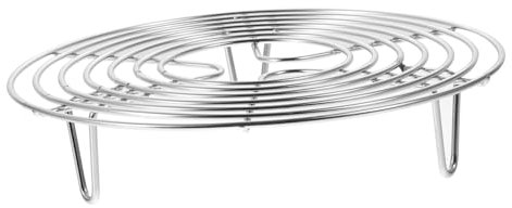 SHOWERORO Olla Arrocera Al Vapor Rejilla Para Cocinar Al Vapor De Acero Inoxidable Redonda La Cocina