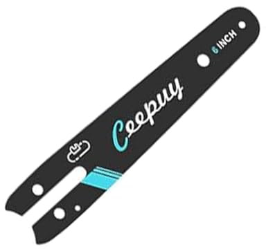 CEEPUY 1 paquete de mini motosierra placa guía de 6 pulgadas