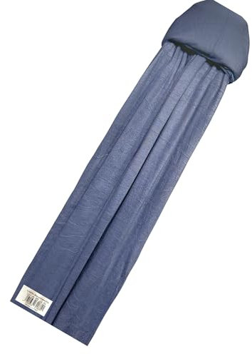 100% Baumwolle Cotton Hijab Jersey Kopftuch Frauen Premium (Light Blau #53)