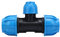 Nikou Raccord de tuyau en T en polyéthylène - Accessoire de tuyauterie - Double raccord en T de 32 mm à 20 mm