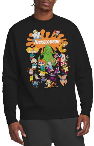 Nickelodeon 90S Nickelodeon Brand Nick Splat Group Crew Sweatshirt