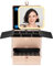 OMIRO Makeup Organiser Box with Detachable Magnetic Led Mirror and Drawer-Rose Gold