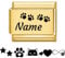 Jodimitty Custom Engraved Italian Charm Gold Stainless Steel Charm Personalised Gift, DIY logo & Text, Matte Finish, 10x9mm, fits all 9mm Bracelet