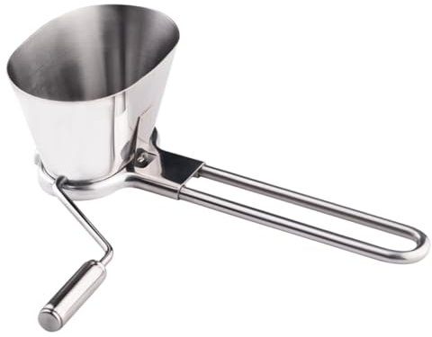 NAMOARLY Cortador Manual de Verduras Inoxidable con Cuchillas Rotativas para Picado de Especias y Verduras Utensilios de Cocina Prácticos y Duraderos