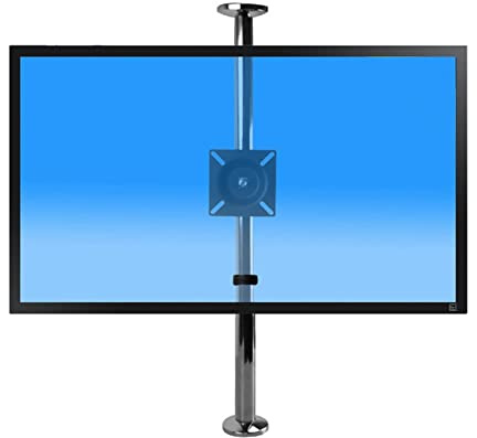 LCD TV 360 Degree Rotating e Floor Stand Partition Wall Rotating Rack Rotating TV Cabinet Rotating Base,Adjustable Tilt Swivel TV Ceiling Mount,Fits 14-28inch LED Sn D,One Color,86