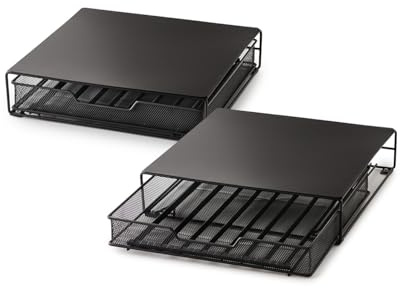 Betty Bossi - Schubladenbox aus Metall 2er Set (40545) - 33 x 32 cm, stapelbare Aufbewahrungsbox für Küche & Haushalt