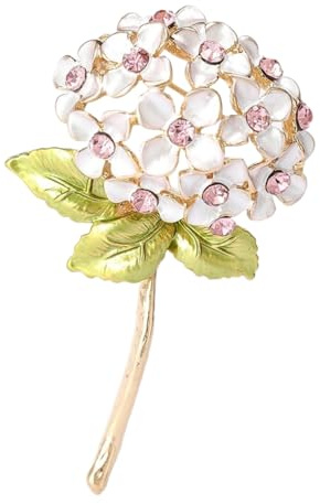 Hydrangea Brooch With A Delicate Design Versatile Jewelry Pin Adornment Suitable For Enhancing Any Outfit Alloy Brooch