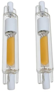 Aseoacc Ampoule R7S LED 78 mm 20W Gradable, 2000LM 4500K Blanc Neutre, COB Angle 360°, Remplace Halogène J78 200W, pour Éclairage Intérieur/Extérieur, 220-240V, Lot de 2