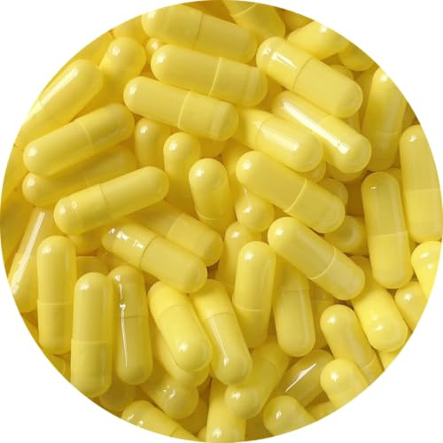 200 size0 yellow gelatin capsuels