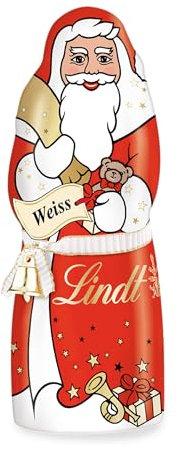 Lindt Schokolade Weihnachtsmann weiße Schokolade | 125 g | 3er Pack | Schokoladen-Geschenk zu Weihnachten
