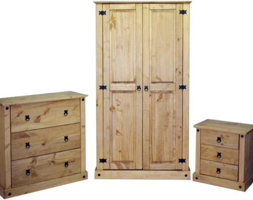 Mercers Furniture Corona Economy 3 Piece Bedroom Set