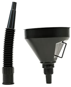 Streetwize - 2 In 1 Flexi Funnel - With Detachable Pipe For Extending Pouring - Ideal For: Cars, Vans, 4x4's, Caravans, Motorcycle's and Motorhome's (SWFUN1)