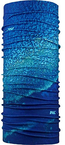 P.A.C. UV Protector + Blue Reef Multifunktionstuch - nahtloses Mikrofaser Kopftuch, UV-Schutz, Unisex, 10 Tragearten