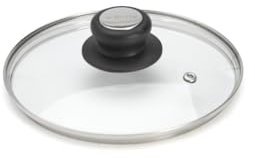 DE BUYER -4112.18 -couvercle verre bouton bak./inox ø 18cm