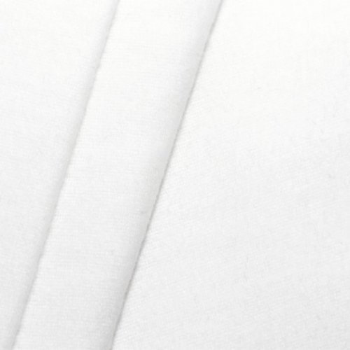 STOFFKONTOR Deko Molton Stoff B1 schwer entflammbar Breite 300cm – Meterware, Farbe Weiss – geeignet für Dekoration, Wandverkleidung uvm.