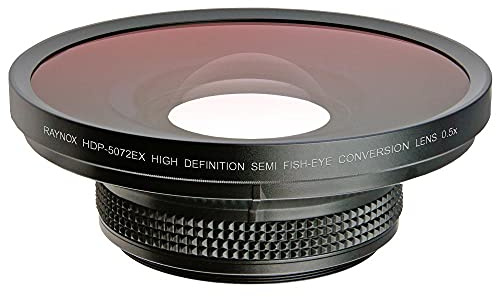 Raynox HDP 5072 EX 72 Semi-Fisheye Conversion Lens für Filter 52-82mm (0,5-Fach)