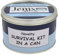 Überlebensset in einer Dose für zukünftige Mütter Humorvolles Geschenk – Werdende Eltern/Mutter. Geschenk zur Geburt mit Grußkarte. -, blau / marineblau, 10 x 6 cm