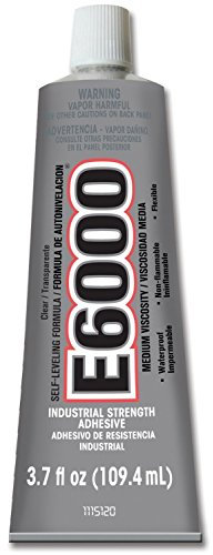 Eclectic Products 230021 2 Pack 3.7 oz. E-6000 Medium Viscosity Multi-Purpose Adhesive Uncarded, Clear