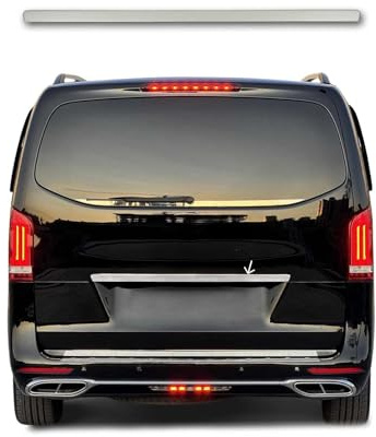 OMAC Heckklappe Kofferraumöffner für Mercedes Vito W447 2014-2026 Chrom | Kofferraumöffner Griff, Edelstahl, fahrzeugspezifisch