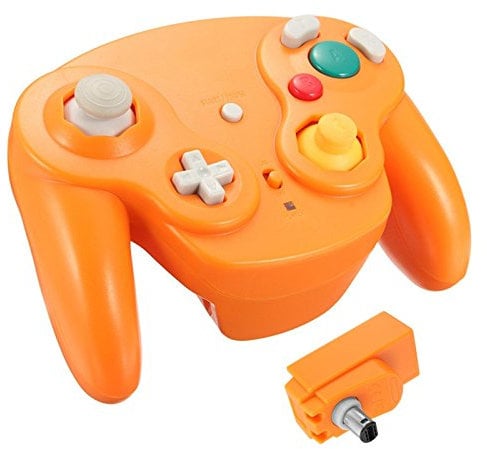 LEEBA Manette de jeu sans fil 2,4 G + récepteur pour Nintendo Gamecube NGC Wii