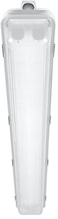 LEDVANCE Feuchtraumleuchte LED: für Decke, G13, DAMP PROOF HOUSING, 220…240 V, Gehäusematerial: Polycarbonat (PC), IP65, 1-er-Pack
