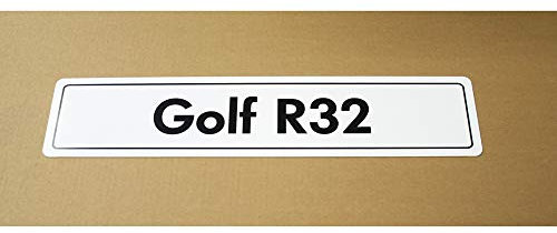 Volkswagen ZCP905030 License Plate Number Plate Number Plate Golf R32