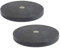 2x Neodym Magnete Gummiert Ø 88mm Mit M6 Innengewinde Bohrung 55 KG Zugkraft Flachgreifer Magnet Scheibe Topfmagnet Gummi Runde Magnete mit Gewinde für Schrauben Öse oder Haken